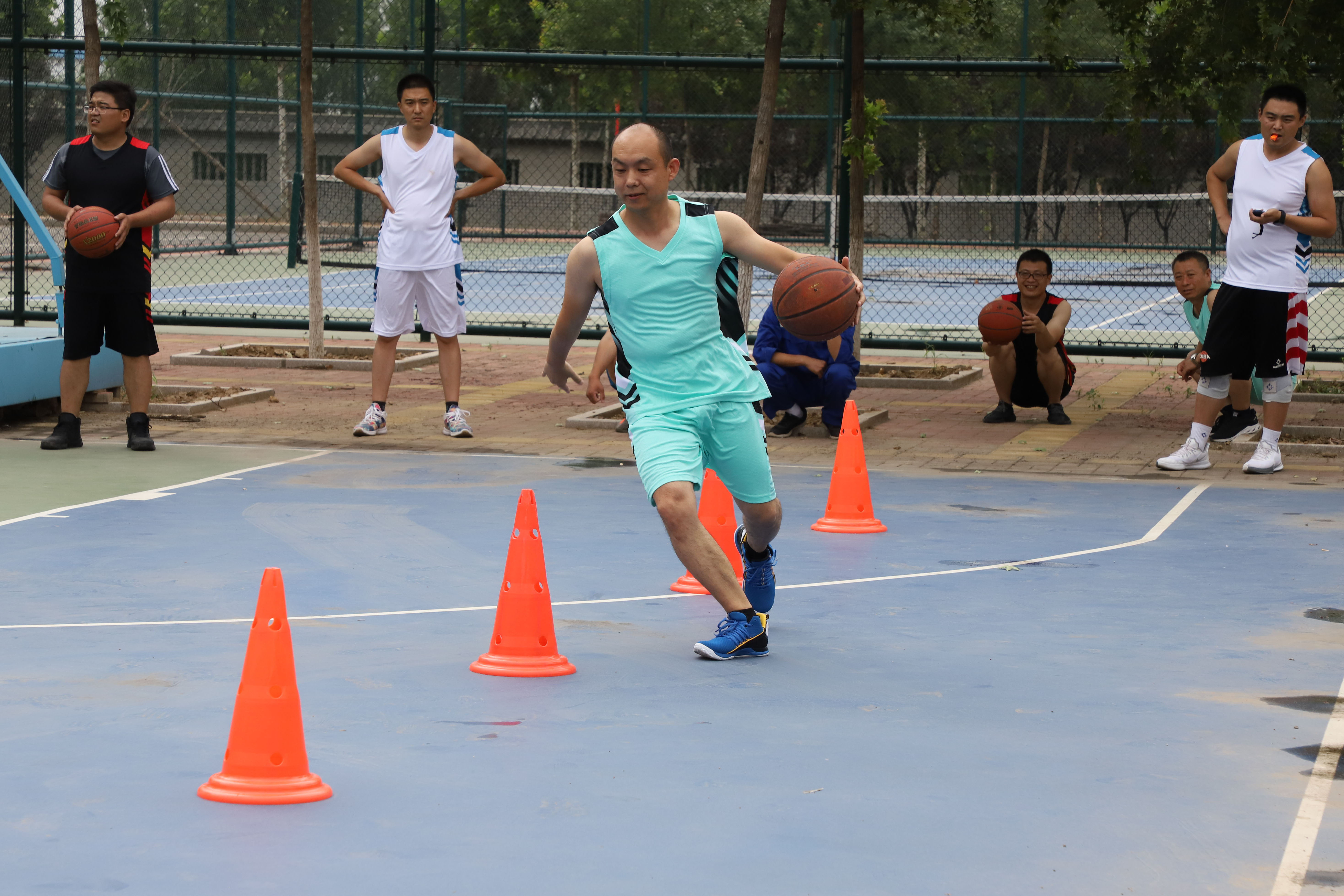 公司組織開展籃球技巧賽暨3對3比賽62