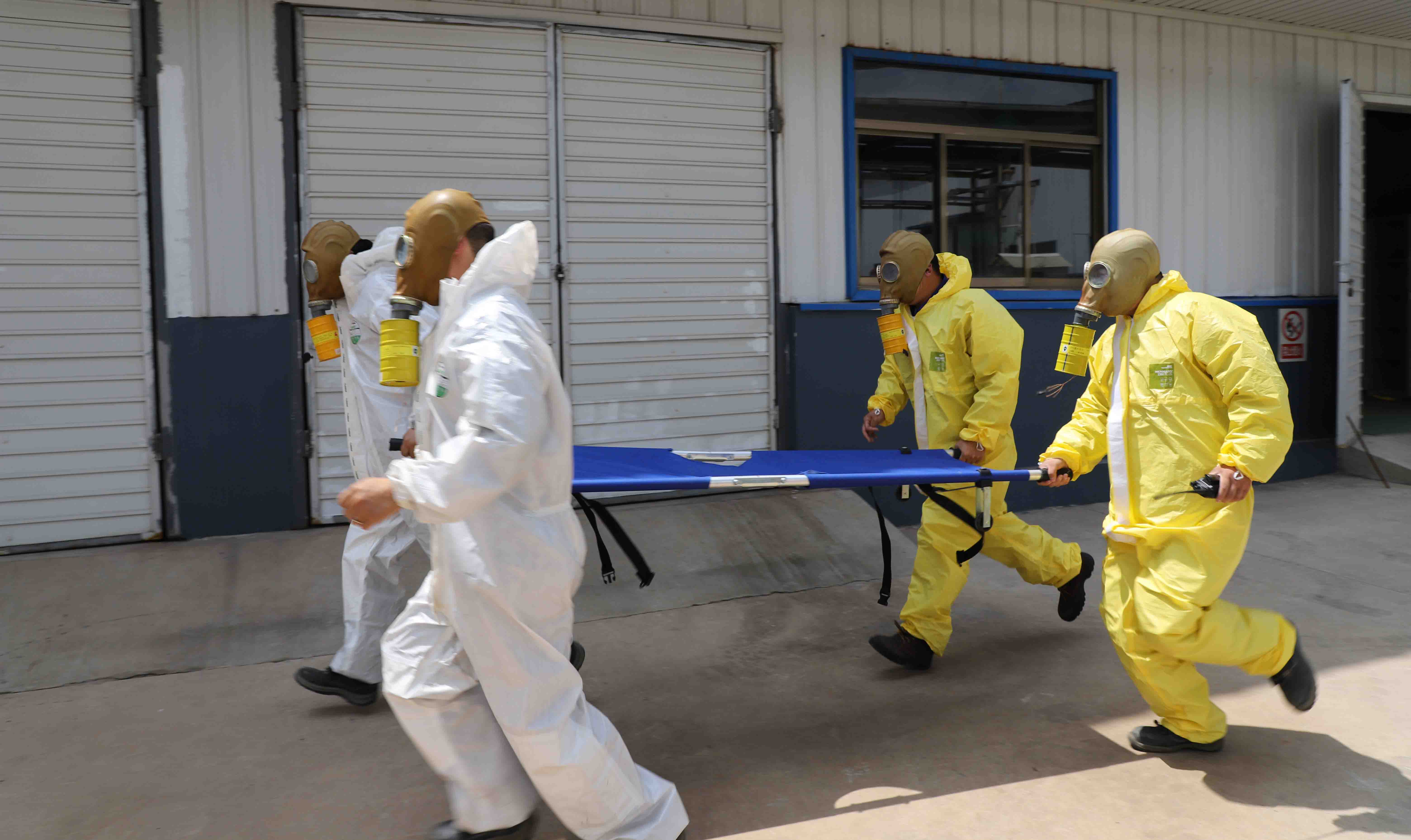 [“安全月”活動系列報道]公司組織開展安全生產(chǎn)應(yīng)急預(yù)案演練活動