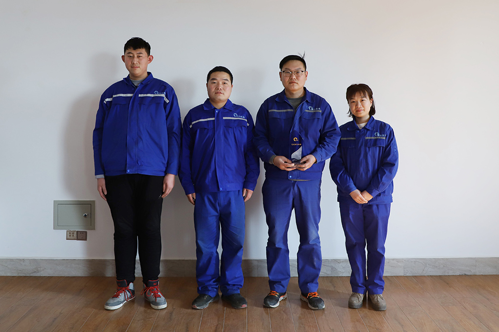 2020先進(jìn)模范班組代表 9#材料項(xiàng)目部—磺酰氟項(xiàng)目組