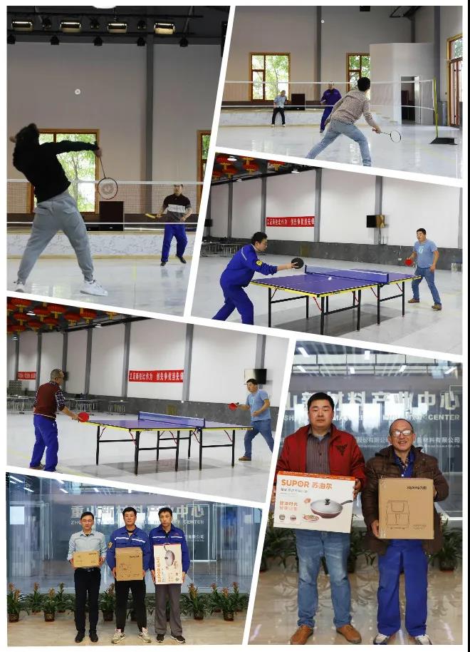 公司組織羽毛球、乒乓球比賽67