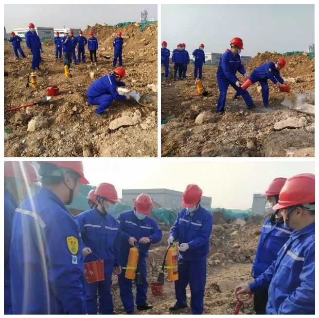 特種合金項(xiàng)目部組織金屬鋰失火消防演練